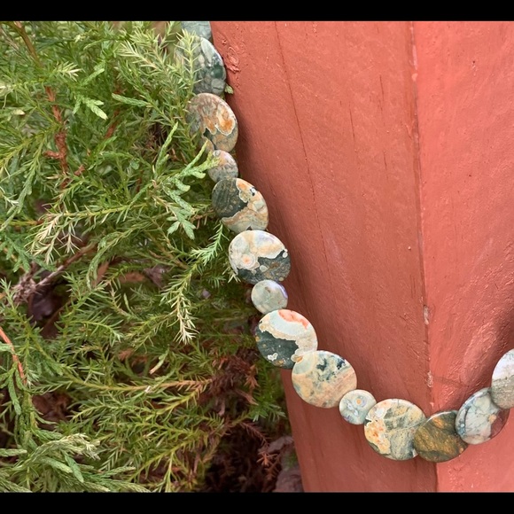 Rainforest Jasper necklace - Picture 2 of 3
